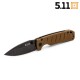 5.11 couteau braddock DP mini - Coyote - 