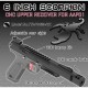 TTI Kit Culasse Scorpion CNC 6 pouces AAP-01 avec Hop Up TDC - Noir - 