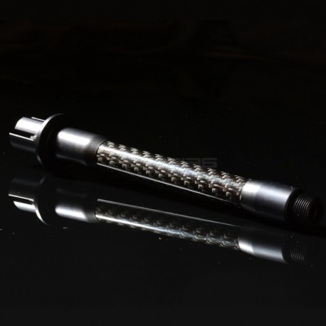 Mancraft MSB Hybrid outer barrel CNC Carbon 7.5 inch for M4 AEG - Black - 