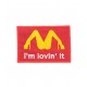 Patch Velcro I'm Lovin'It - 