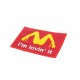 Patch Velcro I'm Lovin'It - 