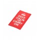 Patch Velcro Keep Calm And Carry On - Rouge - 