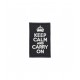 Patch Velcro Keep Calm And Carry On - Noir - 