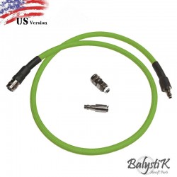 Balystik HPA braided line complete set US version lime green - 