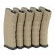 G&G pack de 5 chargeurs midcap 120 coups pour aeg M4 (tan/noir) - 