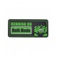 Patch Velcro Hulk Mode - Running ON - 