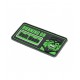 Patch Velcro Hulk Mode - Running ON - 