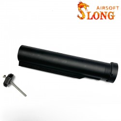 SLONG AIRSOFT tube de crosse polymère pour M4 AEG - Noir - 
