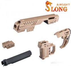 SLONG AIRSOFT conversion Kit MPG + G-KRISS XI - Brown - 