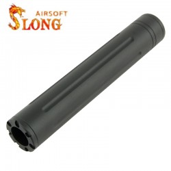 SLONG AIRSOFT Silencieux 14mm CCW Type D - 200mm - 