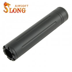 SLONG AIRSOFT Silencieux 14mm CCW Type D - 160mm - 