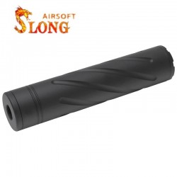 SLONG AIRSOFT Silencieux 14mm CCW Type C - 160mm - 