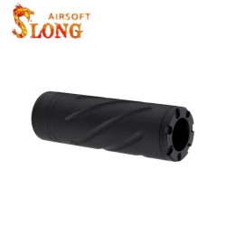 SLONG AIRSOFT Silencieux 14mm CCW Type C - 110mm - 