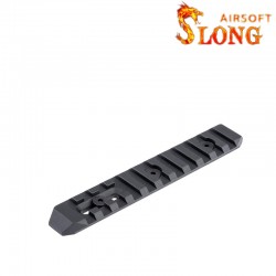SLONG AIRSOFT Rail M-lok CNC 128mm - Black - 