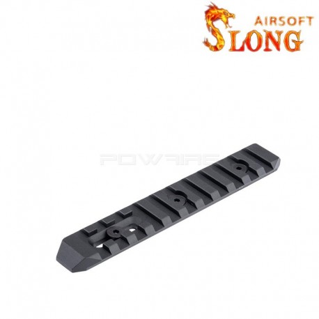 SLONG AIRSOFT Rail M-lok CNC 128mm - Black - 