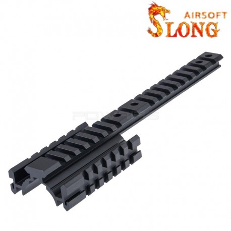 SLONG AIRSOFT Rail Picatinny à trois côtés pour VSR-10 - 