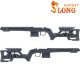 SLONG AIRSOFT Tactical Stock for Tokyo Marui VSR-10 - Black - 