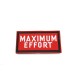 Patch velcro MAXIMUM EFFORT - 