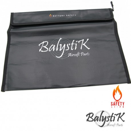 Balystik sac ignifugé pour batterie LIPO Black édition - taille L - 