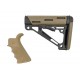 HOGUE Grip and Mil-Spec Collapsible Buttstock for AR15 / M4 GBBR - Dark Earth - 