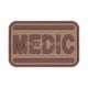 MEDIC velcro patch - Desert - 