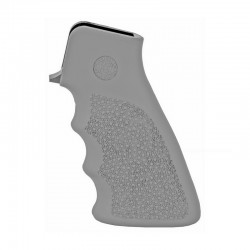 Hogue AR-15/M-16 Rubber Grip with Finger Grooves - Grey - 