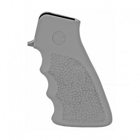 Hogue AR-15/M-16 Rubber Grip with Finger Grooves - Grey - 