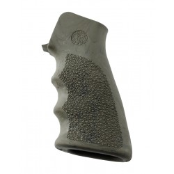 Hogue AR-15/M-16 Rubber Grip with Finger Grooves - Ghillie Green - 