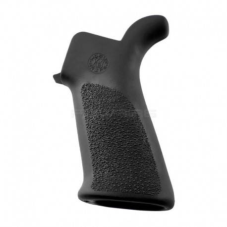 Hogue AR-15/M-16 OverMolded Rubber Beavertail Grip - Black - 