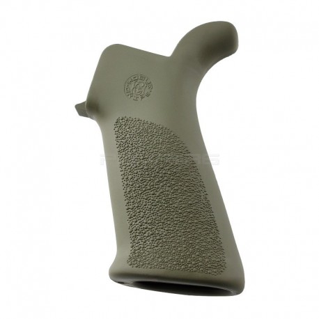 Hogue AR-15/M-16 OverMolded Rubber Beavertail Grip - OD - 