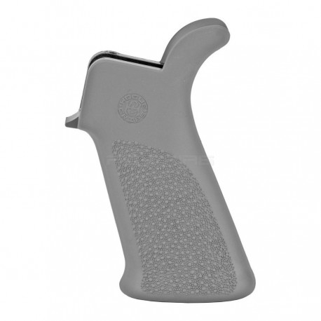 Hogue AR-15/M-16 OverMolded Rubber Beavertail Grip - Grey - 