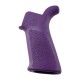 Hogue AR-15/M-16 OverMolded Rubber Beavertail Grip - Purple - 