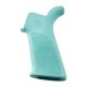 Hogue AR-15/M-16 OverMolded Rubber Beavertail Grip - Aqua - 