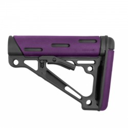 Hogue AR-15 OverMolded Collapsible Buttstock Mil-Spec - Purple - 