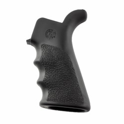 Hogue AR-15/M-16 beavertail Rubber Grip with Finger Grooves - Black - 