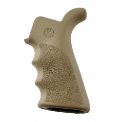 Hogue AR-15/M-16 beavertail Rubber Grip with Finger Grooves - FDE - 