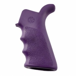 Hogue AR-15/M-16 beavertail Rubber Grip with Finger Grooves - Purple - 