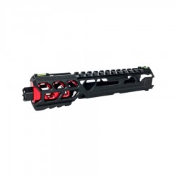 CTM tactical FUKU-2 CNC upper set - short cut out for AAP-01 - Black / Red - 