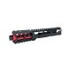 CTM tactical FUKU-2 CNC upper set - long cut out for AAP-01 - Black / Red - 