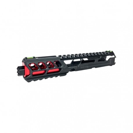 CTM tactical FUKU-2 CNC upper set - long cut out for AAP-01 - Black / Red - 