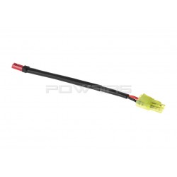 battery wire plug converter JST male to mini Tamiya male - 100mm - 