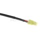 battery wire plug converter JST male to mini Tamiya male - 100mm - 