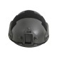 EM Fast MH helmet with quick adjustement - Black - 