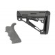 HOGUE Grip and Mil-Spec Collapsible Buttstock for AR15 / M4 GBBR - Slate Grey - 