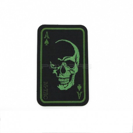 Face Of War velcro patch - Black/Olive - 