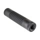 Hogue Knurled Aluminum Free Float Forend 9 inch - Black - 