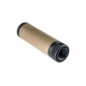 Hogue OverMolded Aluminum Free Float Forend 7 inch - Tan - 