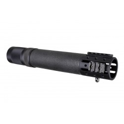 Hogue AR-15/M-16 12,5 inch Free Float OverMolded Forend with Attachments - Black