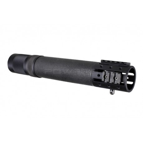 Hogue AR-15/M-16 12,5 inch Free Float OverMolded Forend with Attachments - Black - 