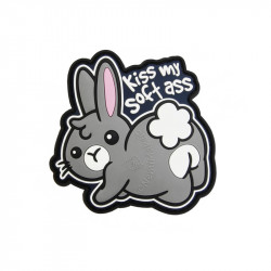 KISS MY SOFT ASS Velcro patch - 